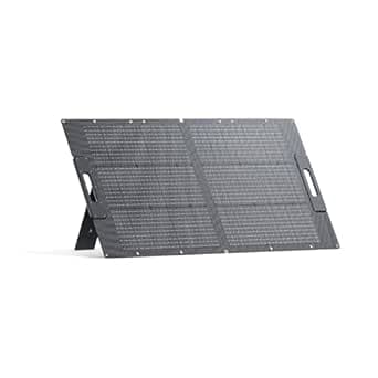 BLUETTI 100W Panneau Solaire Pliable Pieds Ajustables pour Camping | Pliable avec pieds ajustables. Compatible AC2A, EB3A, AC50B, AC70, AC180, AC200L, AC300. Pour camping, voyages.
