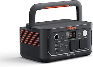 Jackery Explorer 500v2 Station Électrique Portable, 512Wh/500W Batterie LFP (Max 1000W), UPS≤10ms, 2 CA & 2 PD USB-C, Charge Complète en 1.3h, Générateur Solaire pour Camping, Camping-car et Urgence