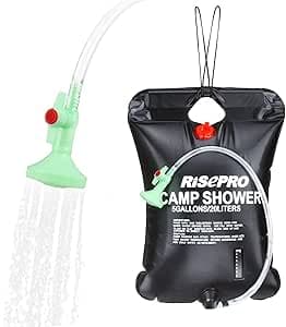 Sac de Douche Solaire, 20 litres, Camping, température 45 °C, randonnée, Escalade