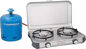 Campingaz Réchaud Camping Kitchen 2 feux (compatible bouteilles R904/R907)
