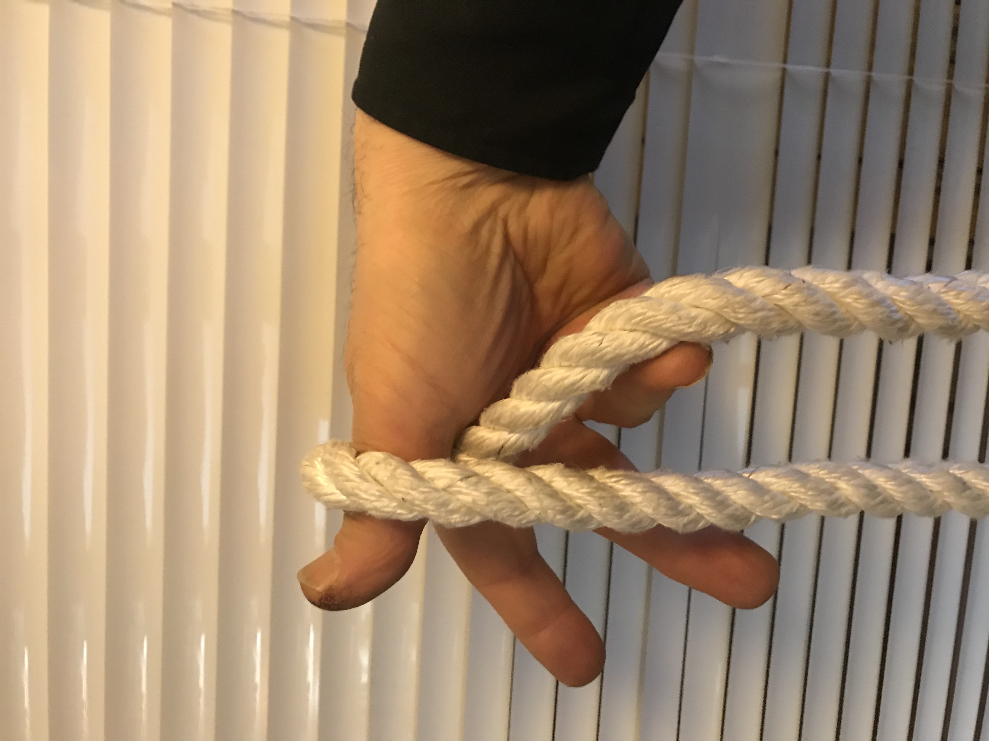 Étape 2 : les deux boucles du cabestan