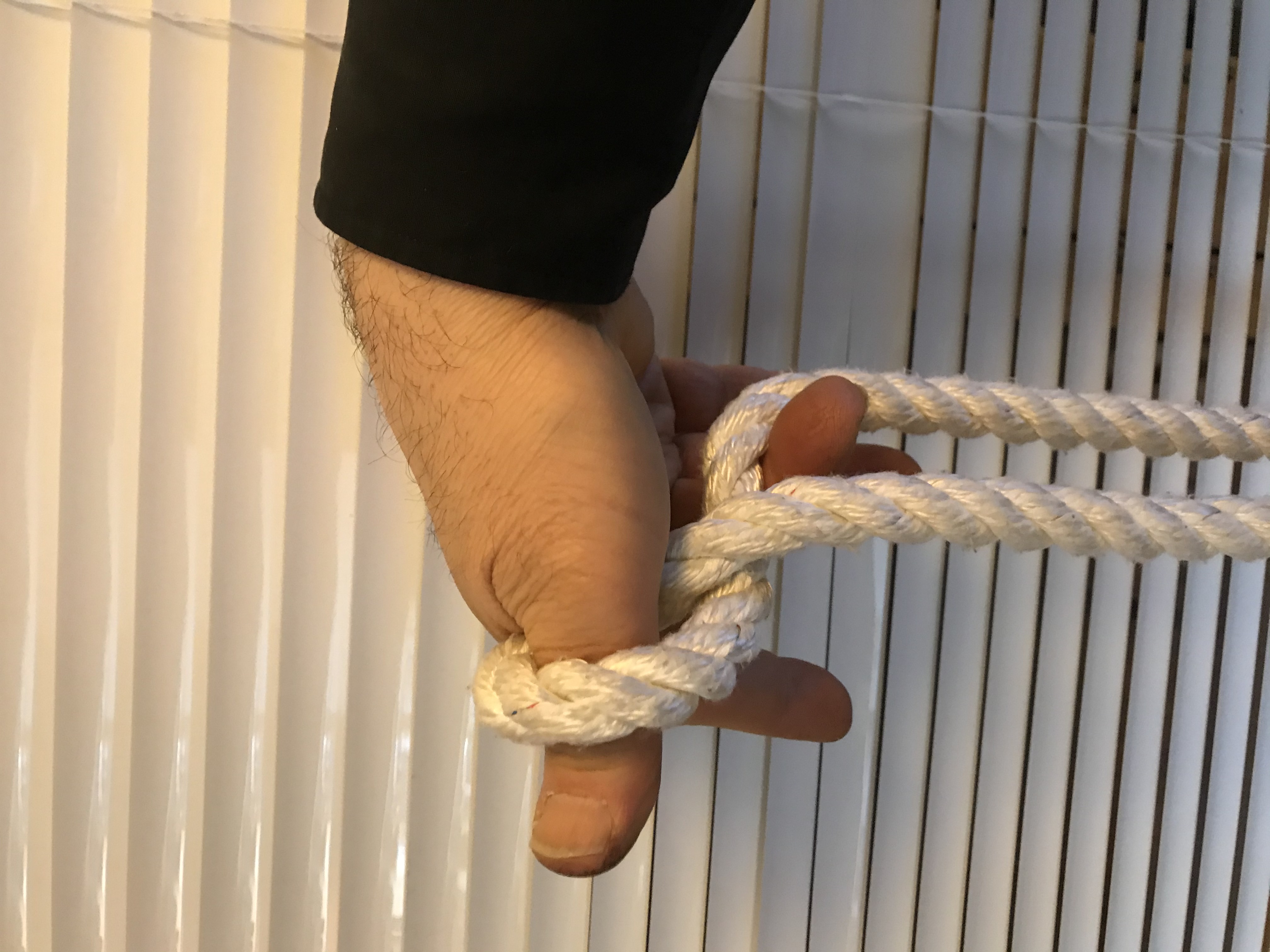 Étape 3 : superposition des deux boucles du cabestan